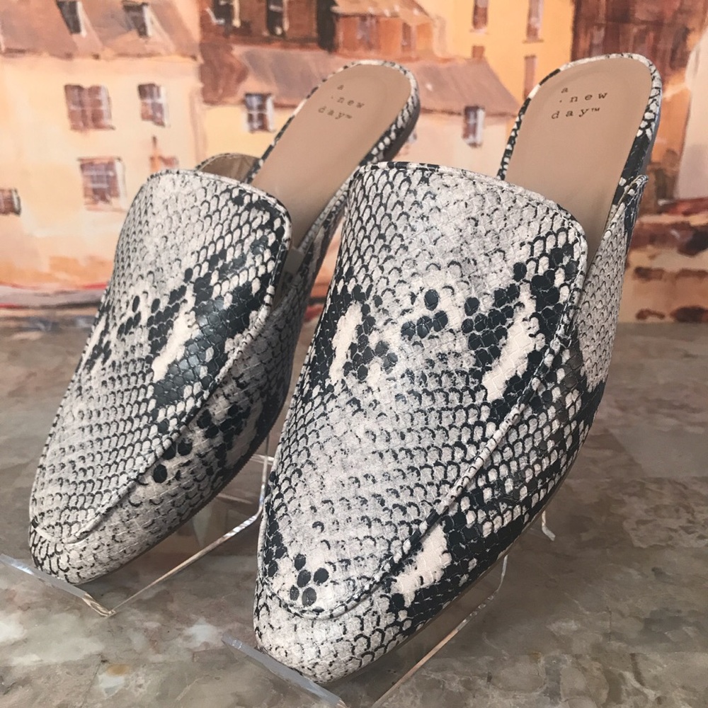 A New Day Animal Print Mule Size: 8.5